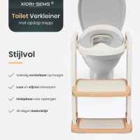 Reductor toaleta pentru copii Little Mom Potty Training White, pliabil, cu sezut moale din spuma PU, reglabil pe inaltime 5 nivele, manere ergonomice,pentru copii cu varsta pana la 7 ani, compatibilitate universala - 7