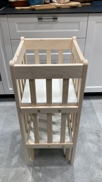 Turn de invatare si activitati Montessori realizat din brad slefuit - 1