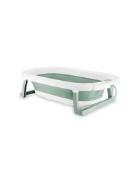 Cadita pliabila cu dop de scurgere Momi Nata Green - 6