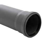 Teava PP cu mufa si garnitura, diametru 40 mm, lungime 2 m - 1