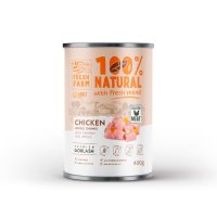 FRESH FARM Goulash, XS-XL, Pui, conservă hrană umedă fără cereale câini, (în supă), 400g - 2