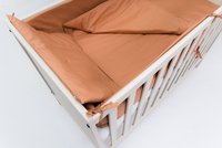 Set lenjerie pentru patut cu 6 piese din bumbac 120x60 cm Brown - 3