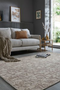 Covor Washable Connely Bej 155x230 cm de la Flair Rugs - 1