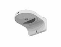 Suport de perete pentru camera de supraveghere Milesight A71, compatibil cu (AI) IR Mini Dome si (AI) Vandal-proof Mini Dome - 1