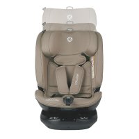 Scaun auto rotativ iSize Coccolle Velsa Taupe Brown cu isofix, top-tether, protectie la impact lateral, reglabil - 10