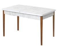 Masa extensibila Dining Homs bej maro 170 x 80 cm - 1
