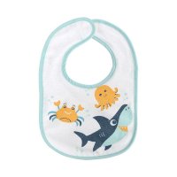 Set 7 bavete bumbac si peva 30 x 19 cm inchidere cu banda velcro unisex - 5