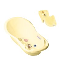 Set cadita 102 cm cu senzor de temperatura si suport anatomic Forest Galben - 2