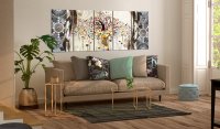 Tablou - Tree and Mosaic 200x80 cm - 2