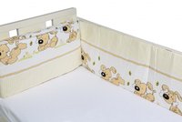Aparatori laterale pentru pat Puppy Beige - 1