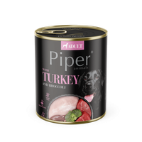Piper Adult Dog, Hrana Umida cu Curcan si Broccoli, 800 g - 1
