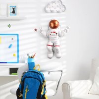 Decoratiune de perete Yak-001 Astronaut Caramiziu 35x47x10 cm - 4