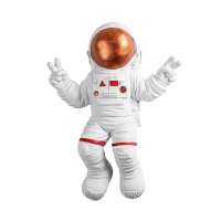 Decoratiune de perete Yak-001 Astronaut Caramiziu 35x47x10 cm - 9