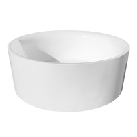 Cada baie freestanding Bella WB-838  acril  150 x 150 x 58 cm  alb - 1