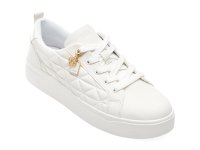 Pantofi sport ALDO WILDFLOWERS 100 albi din piele ecologica - 1