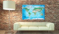 Tablou din plută - Traditional Cartography [Cork Map] 90x60 cm - 2