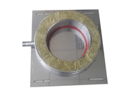 Capac de condensatie pentru baza cosului Fornello, inox dublu perete, izolatie 40 mm, diametru interior 200 mm - 1