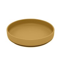 Farfurie PetiteMars TakeMatch din silicon, fara BPA, cu ventuza, 6 luni+, ocru - 4