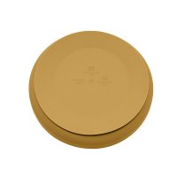 Farfurie PetiteMars TakeMatch din silicon, fara BPA, cu ventuza, 6 luni+, ocru - 1