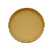 Farfurie PetiteMars TakeMatch din silicon, fara BPA, cu ventuza, 6 luni+, ocru - 2