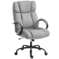 Vinsetto Scaun de birou ergonomic gri deschis, 220 kg, rotativ si ajustabil | Aosom Romania - 1