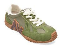 Pantofi sport GRYXX verzi, C61203, din piele intoarsa - 1