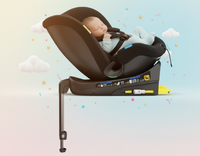 Scaun auto Buf Boof N17 Fix Black pentru copii, iSize, isofix, rotativ 360, cu picior de fixare si pozitie de somn 165 grade - 11