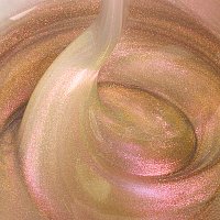 Kievskaya Freeze Gel Scarlet Gum – Gel Builder Lichid Roșu Coral cu Sclipici Elegant - 1