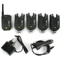 Set 4 avertizori wireless Carp Pro MaxION cu statie radio - 1