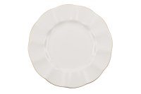 Set de masa din portelan 24 piese Hermia, crem si auriu - 6