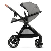 Carucior Kinderkraft Esme 3 in 1, Culoare Moonlight Grey - 7