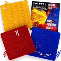 ESC WELT - 3 in 1 Puzzle Colorat   - Puzzle pentru adulti si copii - Puzzle cu forma unica - 1