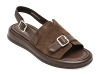 Sandale maro FLAVIA PASSINI ATH196 din piele intoarsa pentru confort si stil - 1