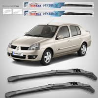 Stergatoare Hibrid TeamCar® pentru Renault Clio II Symbol (2002–2006) – Set Fata - 4