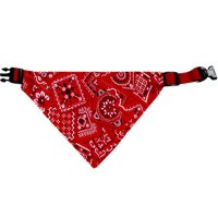 Zgarda Caini Flamingo Rosie Cu Bandana, 22-35 cm - 1