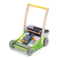 UMU Toys Premergator Lemn pentru Bebei - Masina de Tuns Iarba - 4