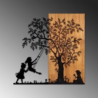 Tablou din lemn si metal The Nuc 58x59 cm - 4