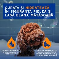 DOUXO SPA Shampoo 2 in 1 Conditioning, șampon și balsam 2în1 câini, descâlcirea blănii, Vanilie și Nucă de cocos, flacon, 250ml - 3