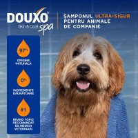 DOUXO SPA Shampoo 2 in 1 Conditioning, șampon și balsam 2în1 câini, descâlcirea blănii, Vanilie și Nucă de cocos, flacon, 250ml - 5