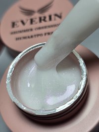 Gel cu Sclipici Shimmer Obsession Everin 50gr - Milky White SO-02-50 - 1