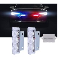 Set 2 Bucati 3 Leduri 6W Lumini Avertizare, Stroboscop Pentru Autoturisme si Motociclete - 9