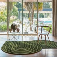 Covor Flair Rugs Conway Retro Shaped Verde Masliniu 200x290 cm - 1