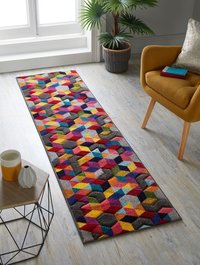 Covor traversă Dynamic Multicolor 66X230 cm, Flair Rugs - 1