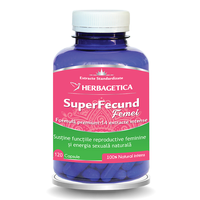 Superfecund femei, 120 capsule, Herbagetica - 1