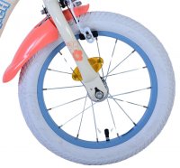 Bicicleta EL Disney Stitch 14 inch, roti gonflabile din cauciuc, roti ajutatoare, cosulet, scaun si ghidon ajustabile - 2