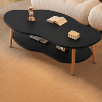 Masa de Cafea Cloud Table 120 cm Alb - Design Modern cu 2 Nivele - 1