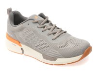 Pantofi sport RIEKER gri, U1404, din material textil - 1