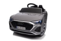 Masinuta electrica Audi SQ8 pentru copii, 70W, 12V, cu roti moi si scaun confortabil, gri - 1
