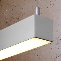 Lustra suspendata LED Pinne Gri 3000K 118x6x150 cm - 5