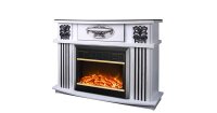 Semineu electric Roma mini alb & Mars, Art Flame, 1500W, 974x1200x318 mm - 1